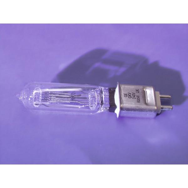 Lampa GE GKV 240V/600W G-9,5 250h 3200K - Lampa GE GKV 240V/600W G-9,5 250h 3200K