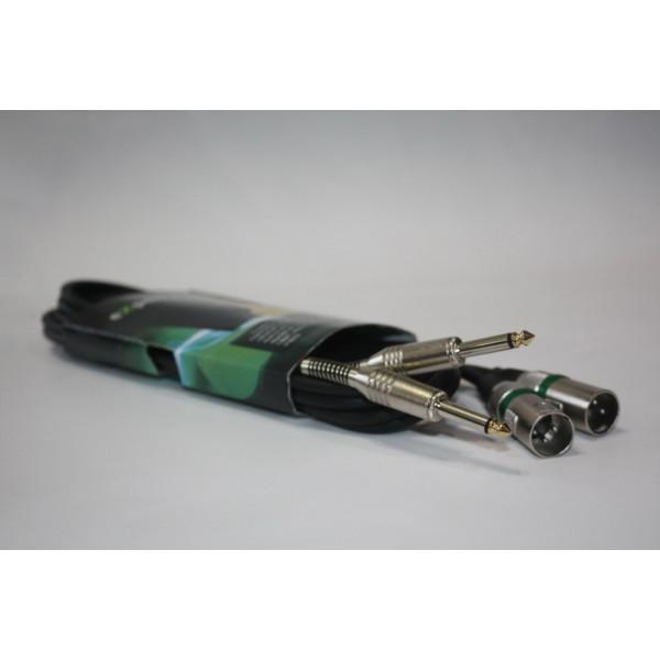 Cablu 2Jack x 2XLR Tata 1,5m ´╗┐