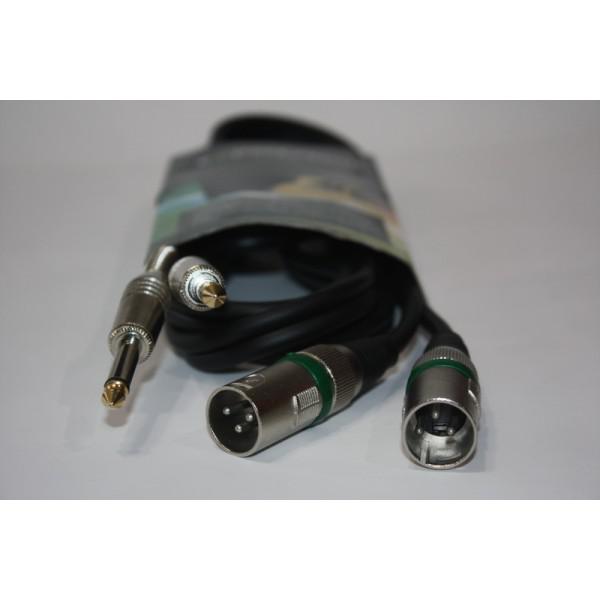 Cablu 2Jack x 2XLR Tata 2,5m ´╗┐ - Cablu 2Jack x 2XLR Tata 2,5m ´╗┐