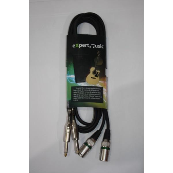 Cablu 2Jack x 2XLR Tata 2,5m ´╗┐ - Cablu 2Jack x 2XLR Tata 2,5m ´╗┐