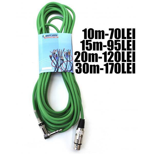 Cablu JACK - XLR (mama) -10m - Made in ITALY