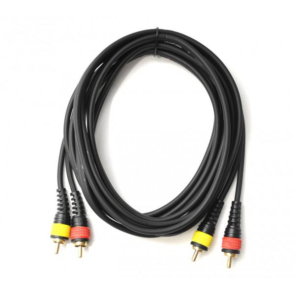 Cablu profesional 2RCA-2RCA - 3m