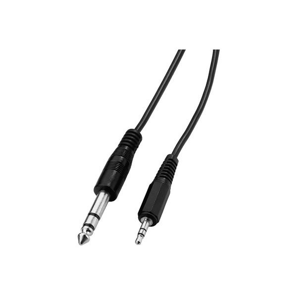 Cablu stereo Jack (3,5mm) - Jack (6,3mm) 2m [ACS-2635]