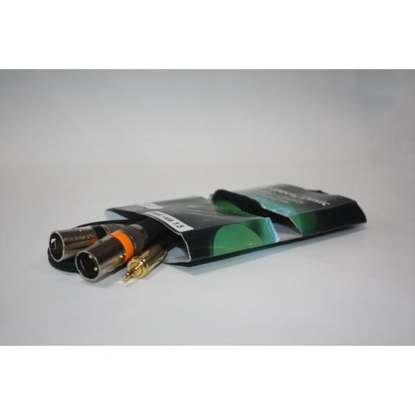 Cablu Jack 3.5mm x 2XLR Tata 2,5m - Cablu Jack 3.5mm x 2XLR Tata 2,5m