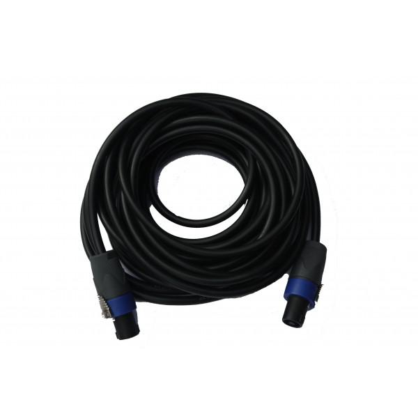 Cablu 15m Speakon-Speakon cauciucat 2x2.5mm