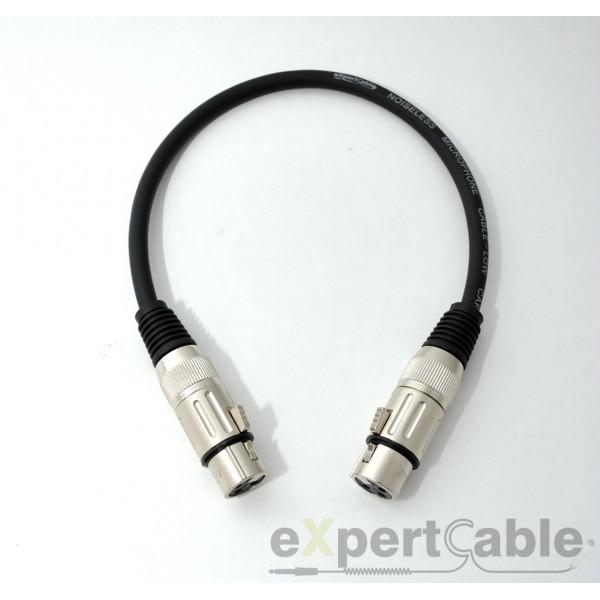 Cablu XLR-XLR (mama) 30cm - Cablu XLR-XLR (mama) 30cm