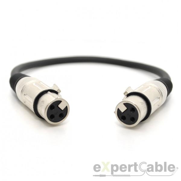 Cablu XLR-XLR (mama) 30cm - Cablu XLR-XLR (mama) 30cm