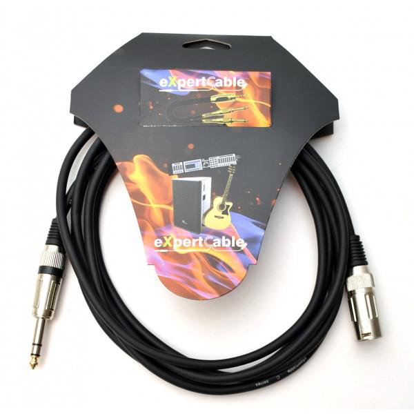 Cablu JACK Stereo(6,3mm) - XLR tata - 3m