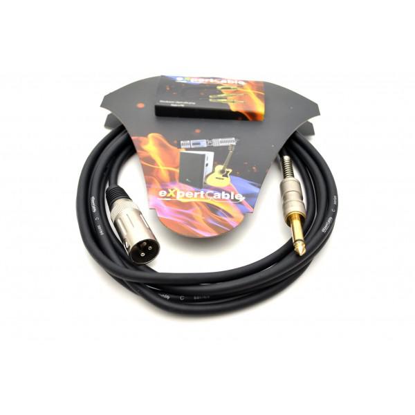 Cablu JACK Mono(6,3mm) - XLR tata - 3m - Cablu JACK Mono(6,3mm) - XLR tata - 3m