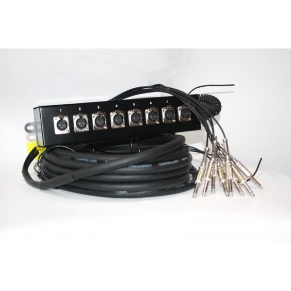 Cablu Multicore Jack - XLR 15m - Cablu Multicore Jack - XLR 15m
