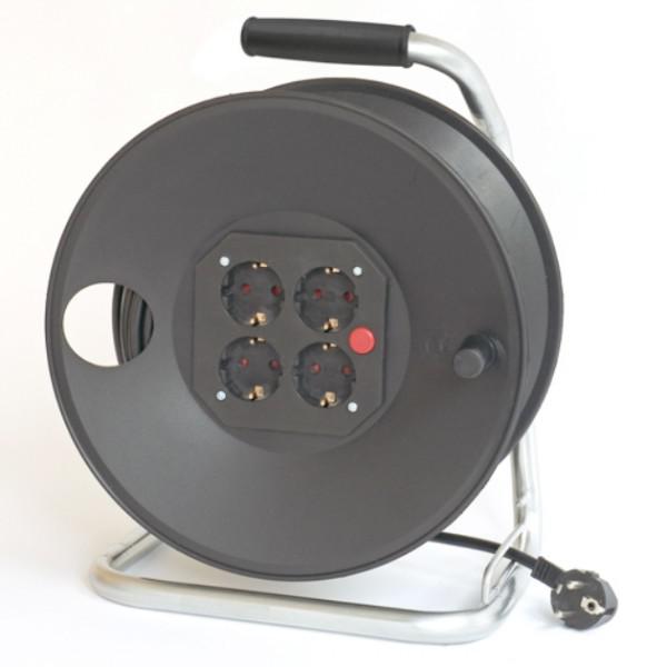 Tambur cablu alimentare 50m - 3*2.5mm