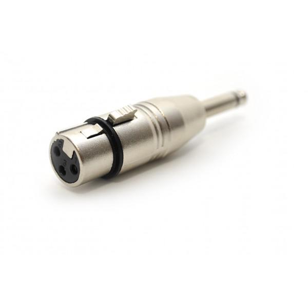 Adaptor XLR(mama)-Jack(tata 6,3mm) - Adaptor XLR(mama)-Jack(tata 6,3mm)
