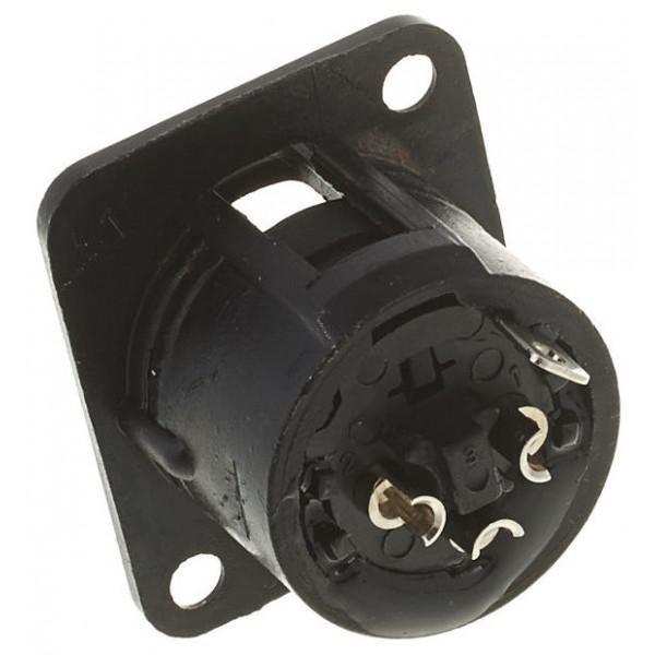 Mufa XLR Hicon HI X3DM G Tata pe placa - Mufa XLR Hicon HI X3DM G Tata pe placa