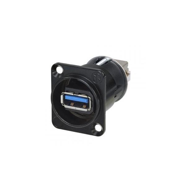 Neutrik USB-A Rotativ la USB-B 180 ┬░, mufa mama