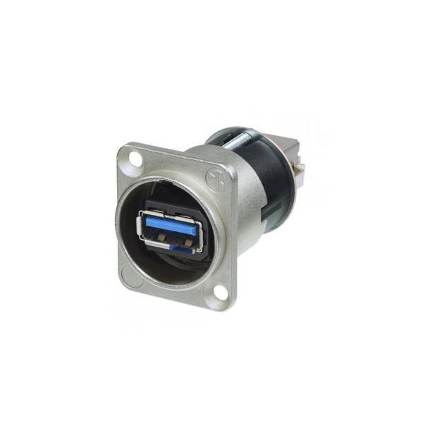 Neutrik USB-A Rotativ la USB-B 180 ┬░, mufa mama