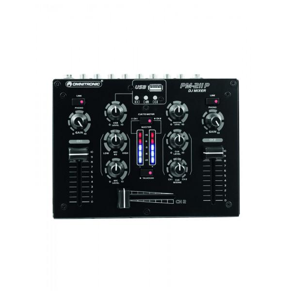 Mixer Dj Omnitronic PM-211P USB - Mixer Dj Omnitronic PM-211P USB