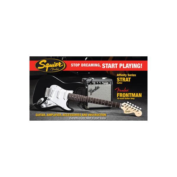 Squier Electric Pack Affinity Strat with Fender Frontman 10G Amp