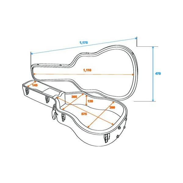 Dimavery Case Chitara Acustica - Dimavery Case Chitara Acustica