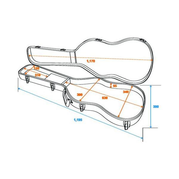 Dimavery FormCase pt Bass - Dimavery FormCase pt Bass
