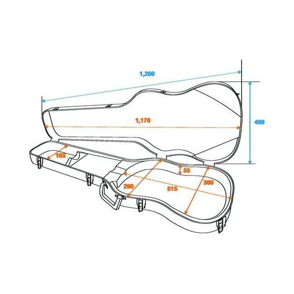 Dimavery Case ABS Bass - Dimavery Case ABS Bass