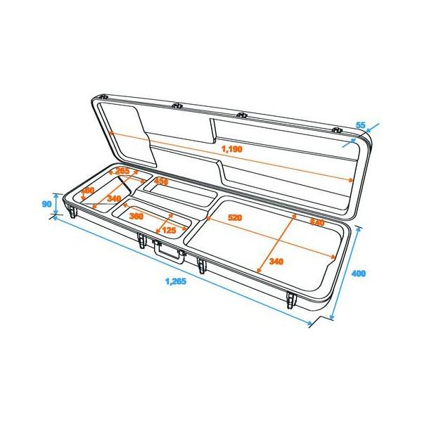 Dimavery Case ABS Bass - Dimavery Case ABS Bass
