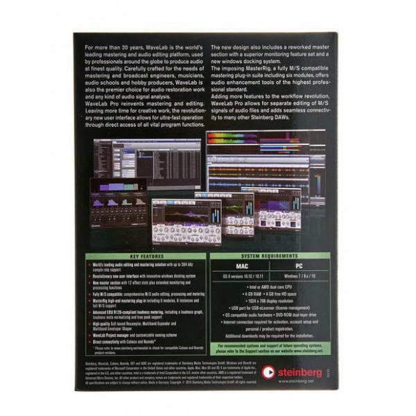 Steinberg Wavelab Pro 9 - Steinberg Wavelab Pro 9