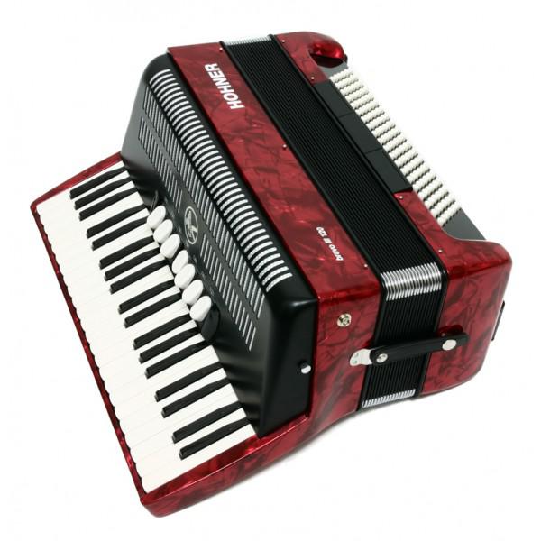 HOHNER BRAVO III 120 - ROSU - HOHNER BRAVO III 120 - ROSU