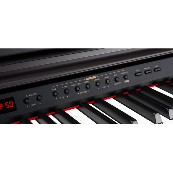 Classic Cantabile DP-50 RH E-Piano Rosewood - Classic Cantabile DP-50 RH E-Piano Rosewood