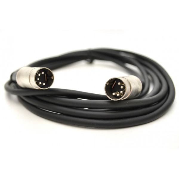 Cablu MIDI Profesional - Mufe metalice 3M - Cablu MIDI Profesional - Mufe metalice 3M