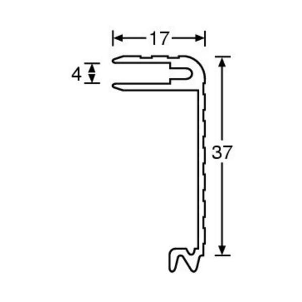 Profil Adam Hall 6134 - 4mm - Profil Adam Hall 6134 - 4mm