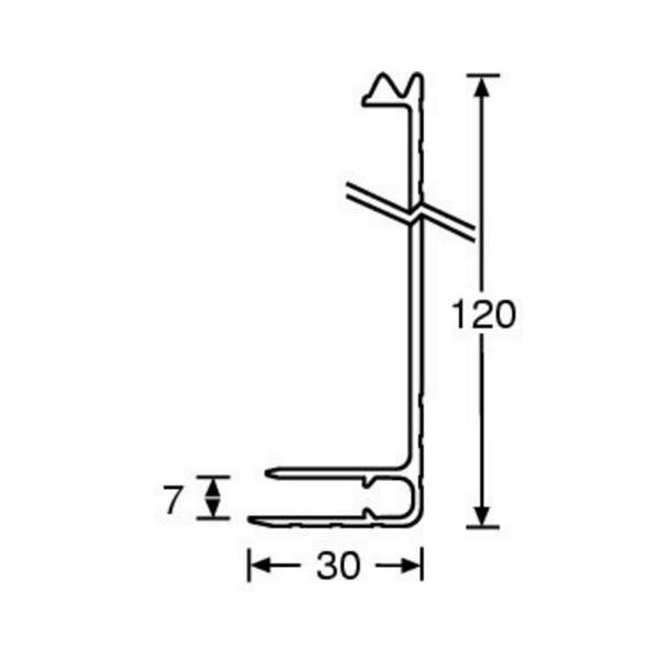 Profil aluminiu Adam Hall 6120 - Profil aluminiu Adam Hall 6120