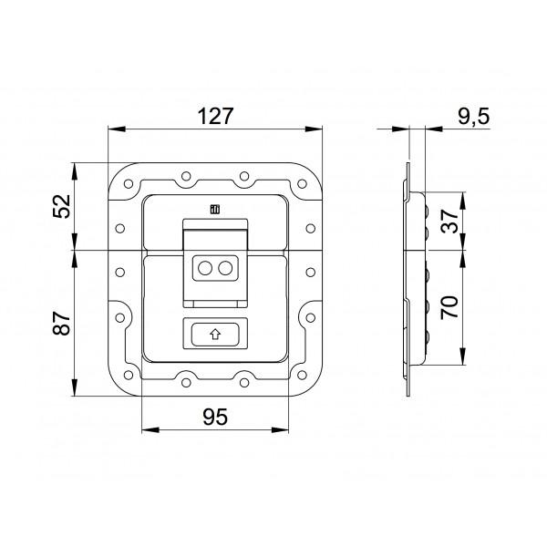 Adam Hall CLAPLOCK 17500 - Adam Hall CLAPLOCK 17500
