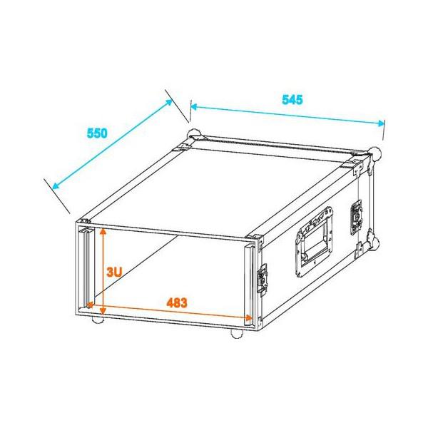 Rack Amplificator 3U PR1 47cm - Rack Amplificator 3U PR1 47cm