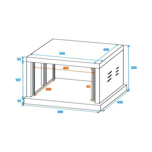 Rack pentru instalaltii 4 U - Rack pentru instalaltii 4 U