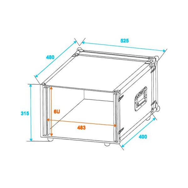 Case Procesoare Rack CO DD 6U - Case Procesoare Rack CO DD 6U