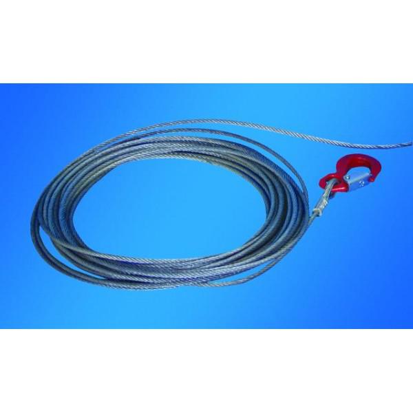 Alutruss Tower Steelrope with clamp