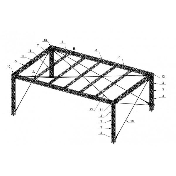Alustage STR 11x10x4.5 - Alustage STR 11x10x4.5