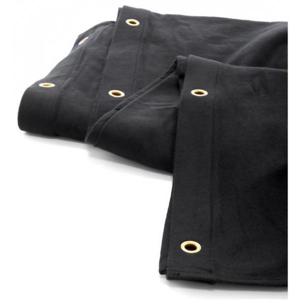 Stage Curtain 9 x 6m - Negru - Stage Curtain 9 x 6m - Negru