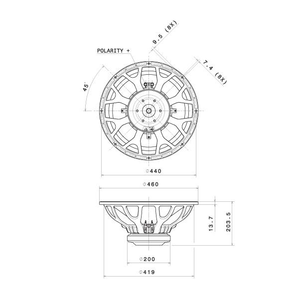 Difuzor FaitalPRO 18HP1010 - Difuzor FaitalPRO 18HP1010