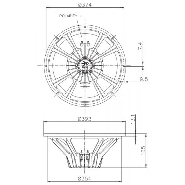Difuzor FaitalPRO 15PR400 - Difuzor FaitalPRO 15PR400