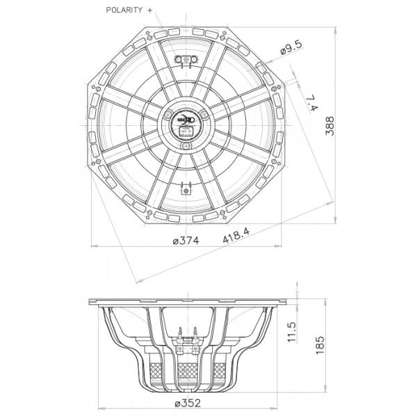 Difuzor FaitalPRO 15FX560 - Difuzor FaitalPRO 15FX560