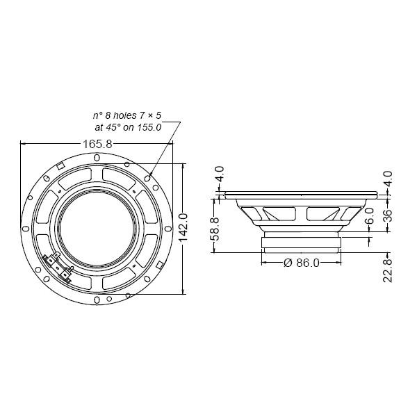 Difuzor Sica 6 D 1 CS - Difuzor Sica 6 D 1 CS