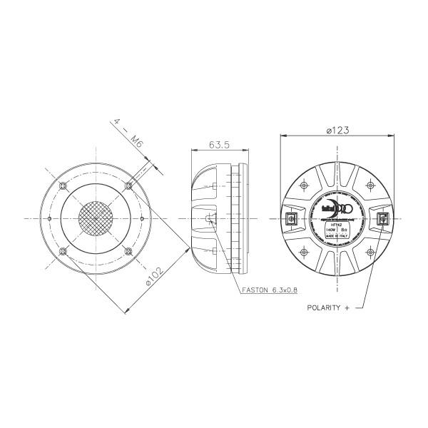 Driver Faital PRO HF144 - Driver Faital PRO HF144