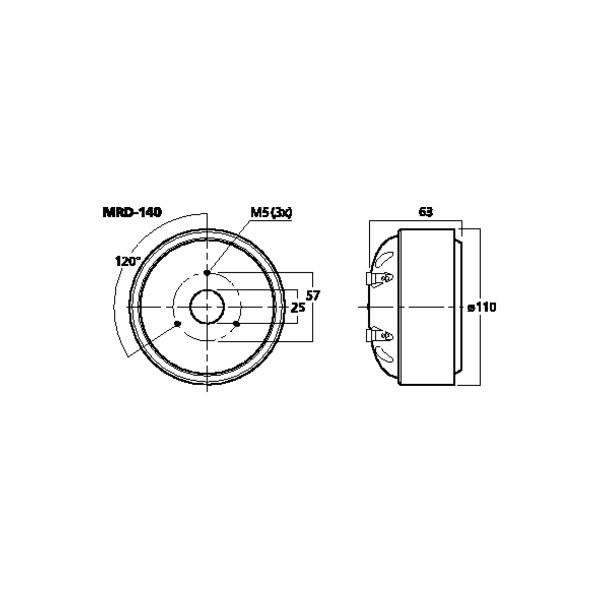 Driver  Monacor MRD-140 - Driver  Monacor MRD-140