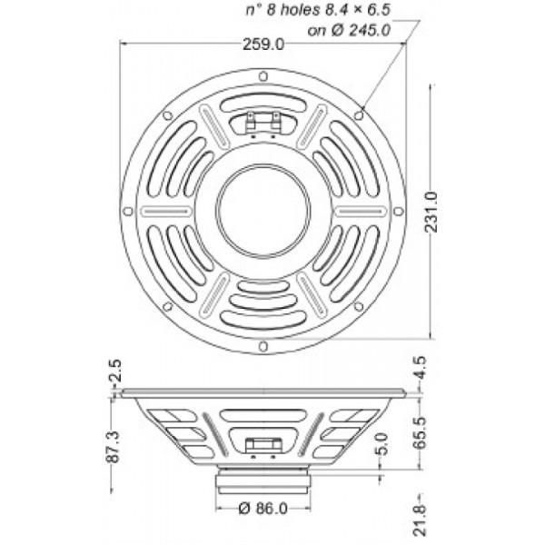 Jensen Mod 10/35  8Ohm - Jensen Mod 10/35  8Ohm