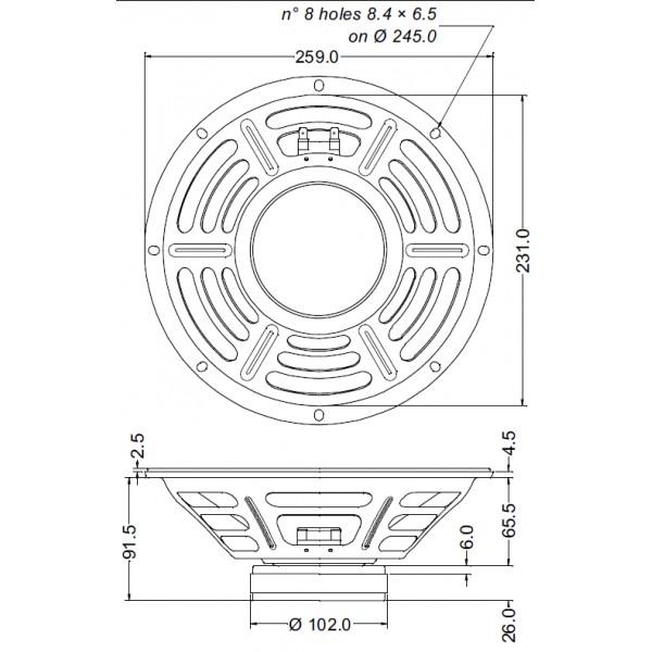 Jensen C10Q 4Ohm - Jensen C10Q 4Ohm