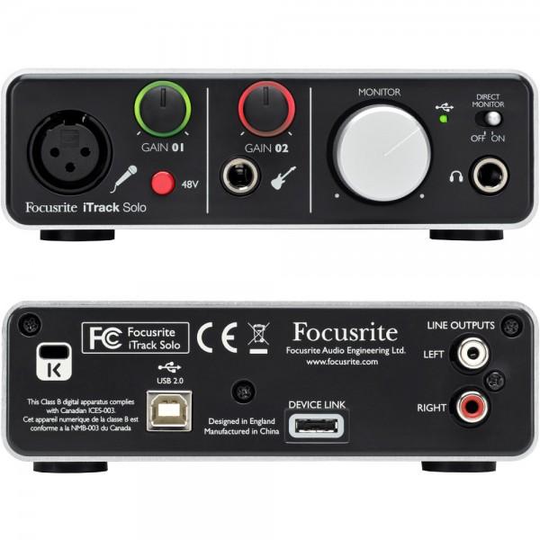 Interfata Audio FOCUSRITE iTrack Solo - Interfata Audio FOCUSRITE iTrack Solo