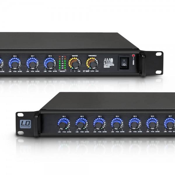 LD Systems AM 8 Mixer audio de Zone - LD Systems AM 8 Mixer audio de Zone