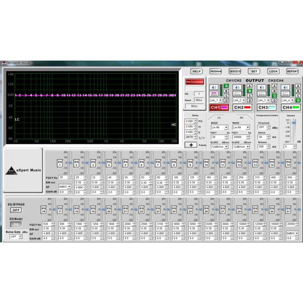 M-Acoustics Digital Equalizer 4 canale x 31 benzi - M-Acoustics Digital Equalizer 4 canale x 31 benzi