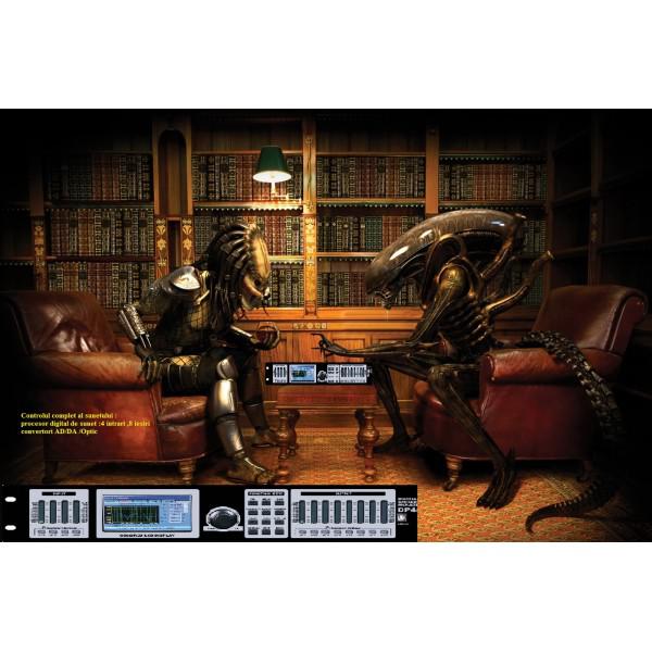 PROCESOR M-ACOUSTICS DSP - MA 48-  32 BITI  , intrari: optic  , digital ,coaxial